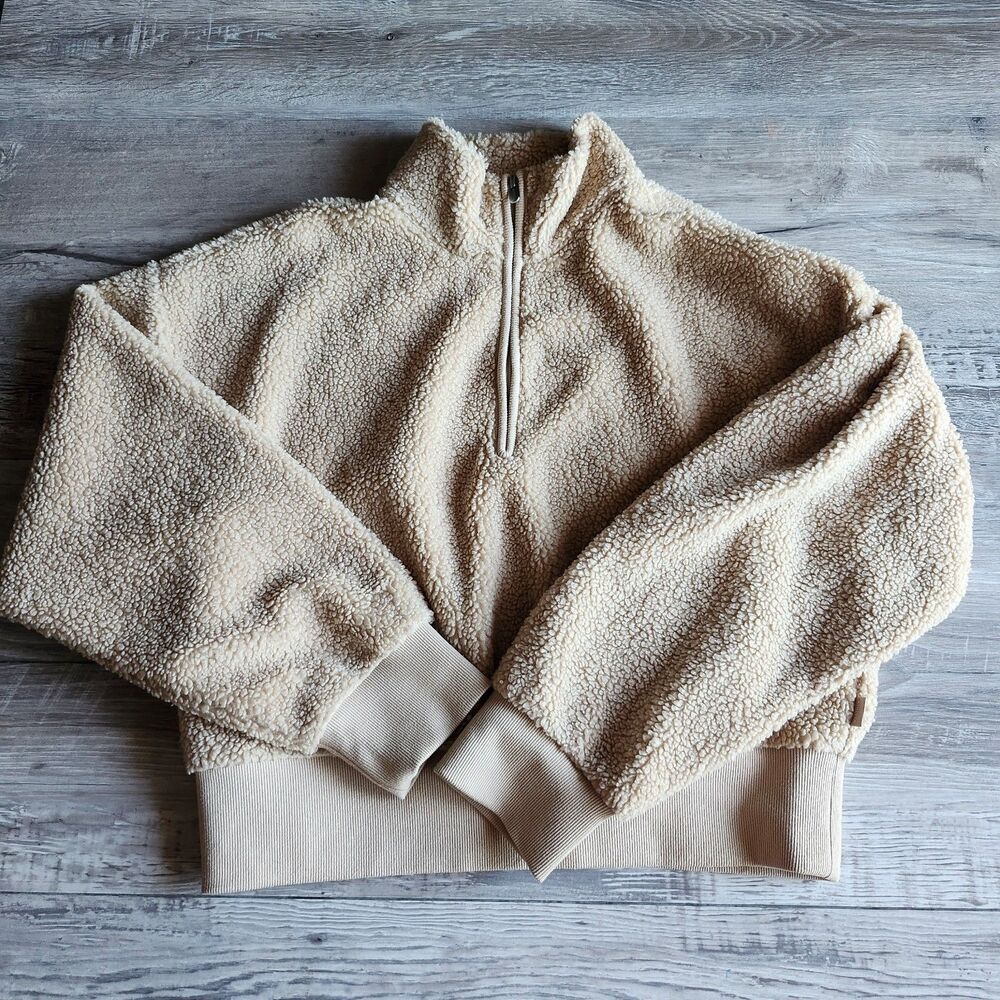 (S) Athleta half zip sherpa